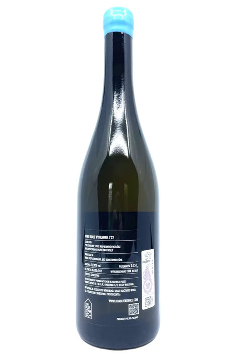 Dom Bliskowice J22 back label - Natural Wine Dealers