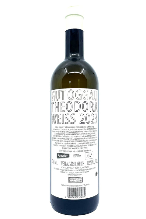 Gut Oggau Theodora 2023 bottle - Natural Wine Dealers