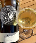 Johannes Zillinger Numen Fumé Blanc 2021 bottle and glass - Natural Wine Dealers